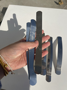 护腰带配件C形钢板条零件腰围腰托腰封钢条支撑16公分18厘米通用