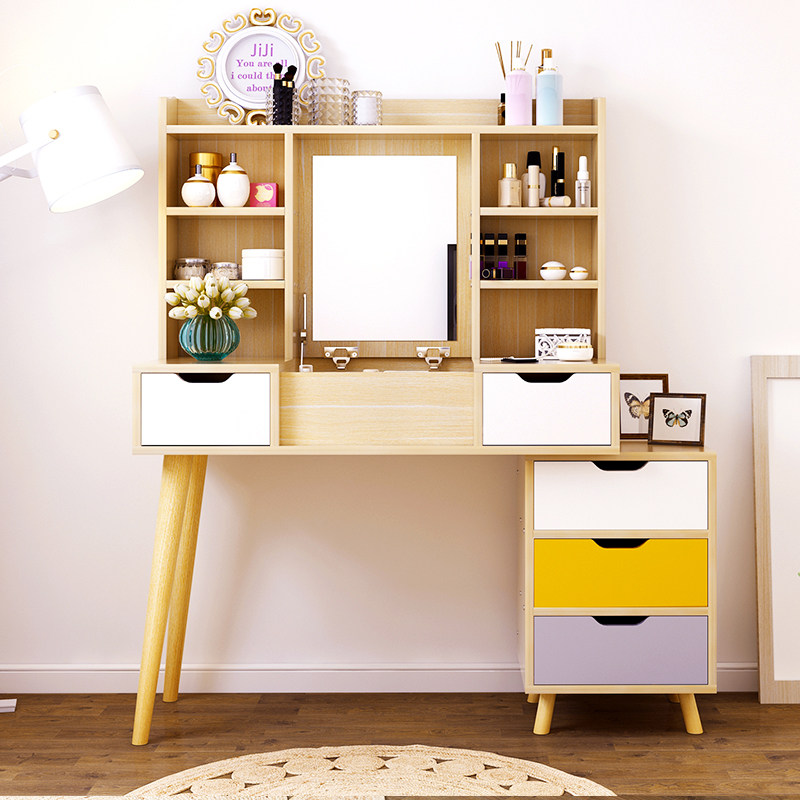 梳妝台北歐式小戶型臥室化妝台多功能實木腿翻蓋化妝桌經濟型家用在類目 住宅傢俱, 桌類, 梳妝檯/桌中 - 來自Buy2taobao.com提供專業的淘寶代購服務