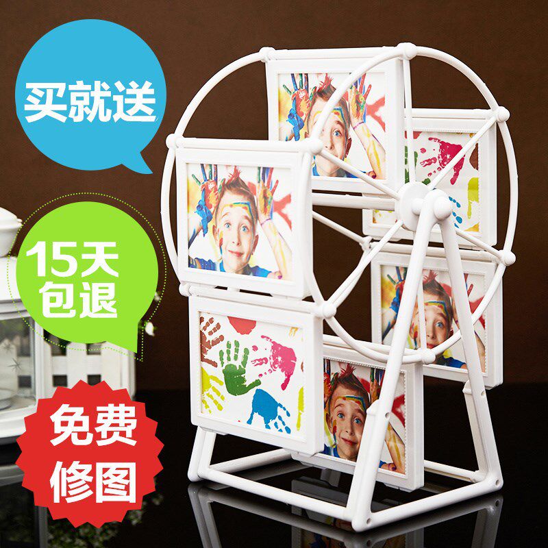 摩天轮相框5寸金属旋转 大风车相架像框结婚生日礼|ruв категории Домашний быт, рамка/рамка - от Buy2taobao.com для оказания профессиональной услуги покупки агента Taobao