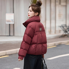 羽绒服女短款宽松大码2025新款冬季时尚高端小个子设计感保暖外套