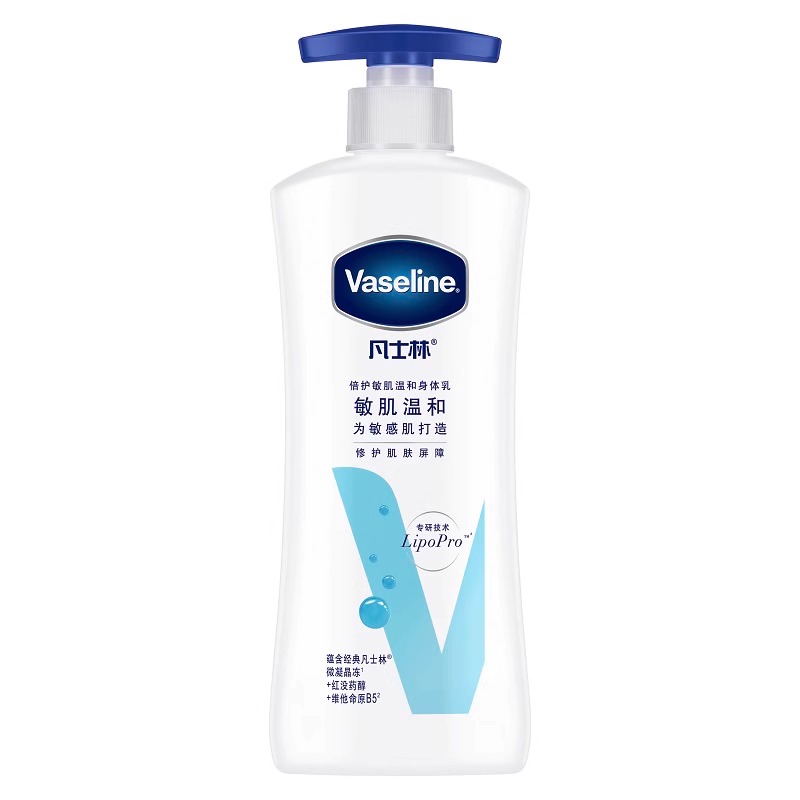 Vaseline/凡士林倍护敏肌温和身体乳润肤露400ml保湿修护舒缓肌肤