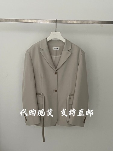BETTE韩国东大门2026秋季新款女装时尚百搭翻领西装外套女