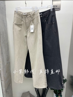 百搭直筒休闲裤 GLITTER韩国东大门代购 时尚 新款 女 2025秋冬女装