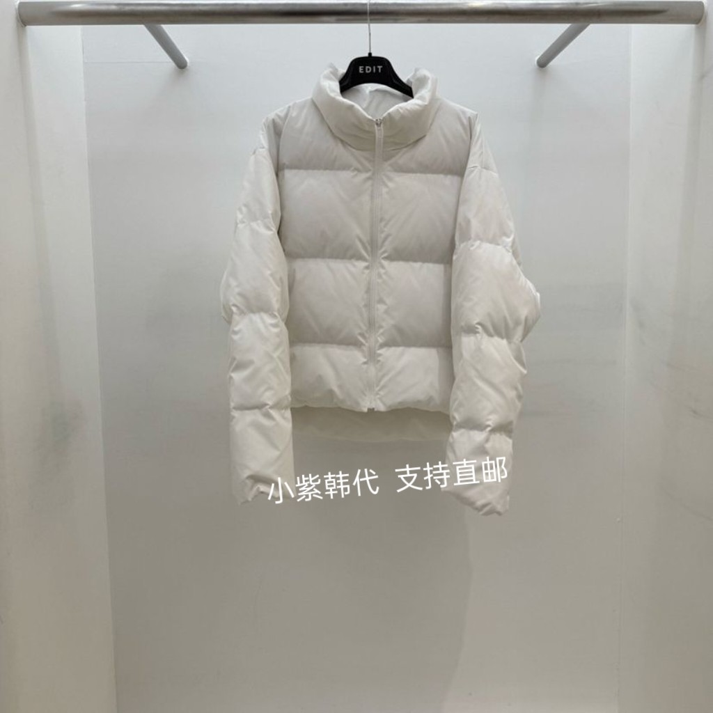 韩国东大门代购EDIT 25冬新款时尚百搭立领拉链鹅绒服外套女