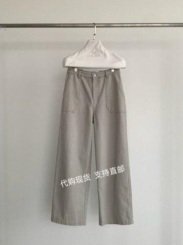 SIHO ARCHIVE韩国正品东大门 26秋新款时尚百搭显瘦窄版直筒裤女