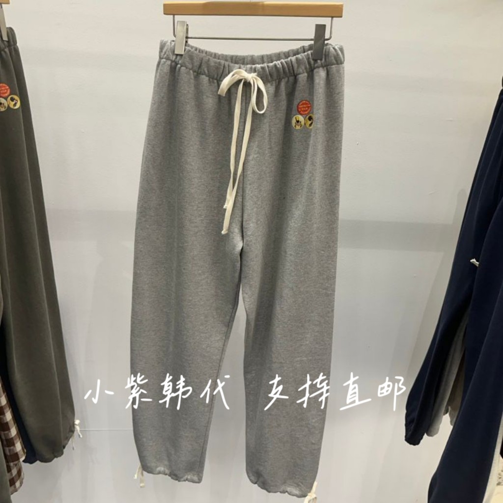 ALICE N GIA/PLAT韩国东大门代购2025冬季新款时尚百搭休闲卫裤女