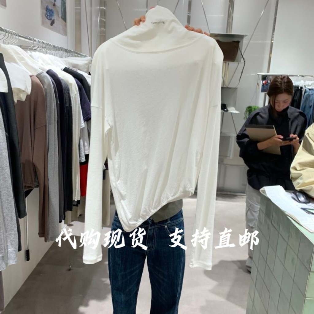 TEMPTING韩国东大门2026秋季新款女装时尚百搭长袖T恤女图片