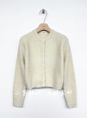 TOOGOOD韩国东大门代购2025秋季新款装时尚百搭系扣长袖针织衫女