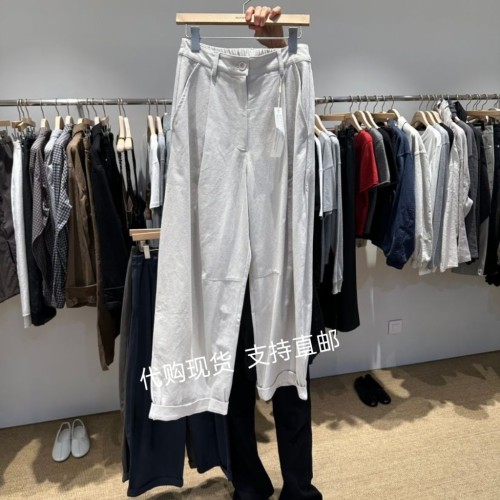 SELF SERVICE/MASOF韩国正品东大门26秋新款时尚捏褶显瘦休闲裤女