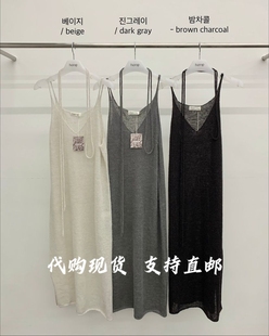 HEMP-P韩国东大门2026秋季新款女装时尚百搭吊带连衣裙女