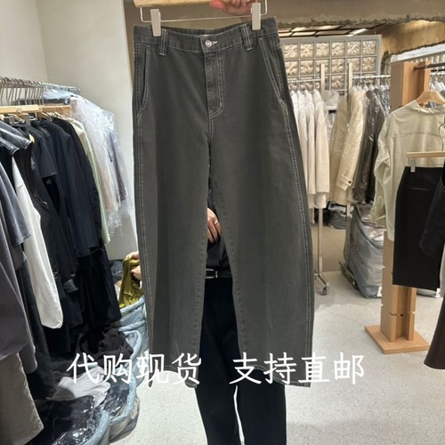 韩代UTRE韩国东大门2026秋冬女装新款时尚百搭显瘦直筒休闲裤女