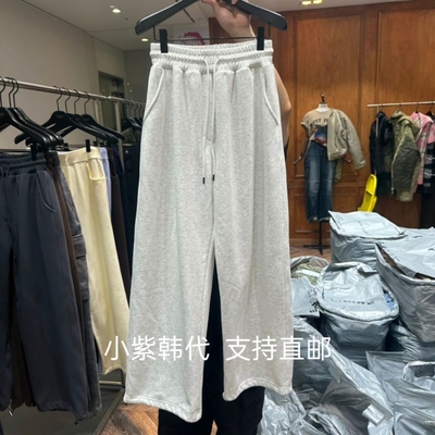 GARMENT-P东大门代购2026春女装新款新款时尚百搭松紧腰休闲裤女