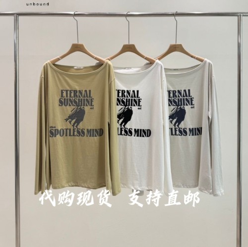 UNBOUND韩国东大门2026秋季新款女装时尚百搭圆领长袖T恤女
