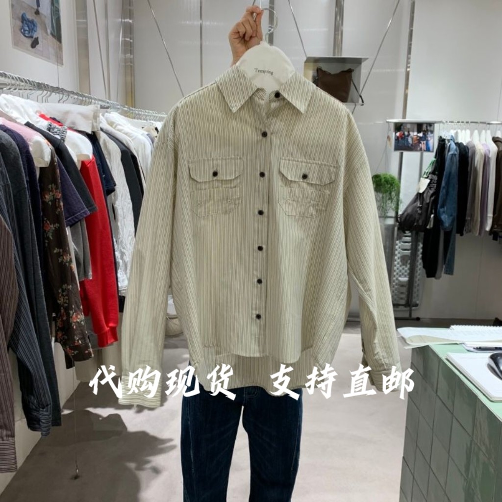 TEMPTING韩国东大门2026秋季新款女装时尚百搭长袖衬衫女图片