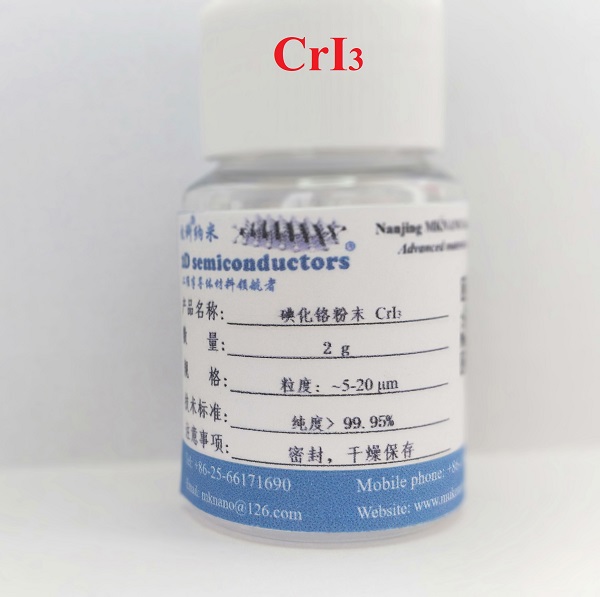 碘化铬粉末CrI3二维类石墨烯多晶粉末-南京牧科纳米-MKNANO