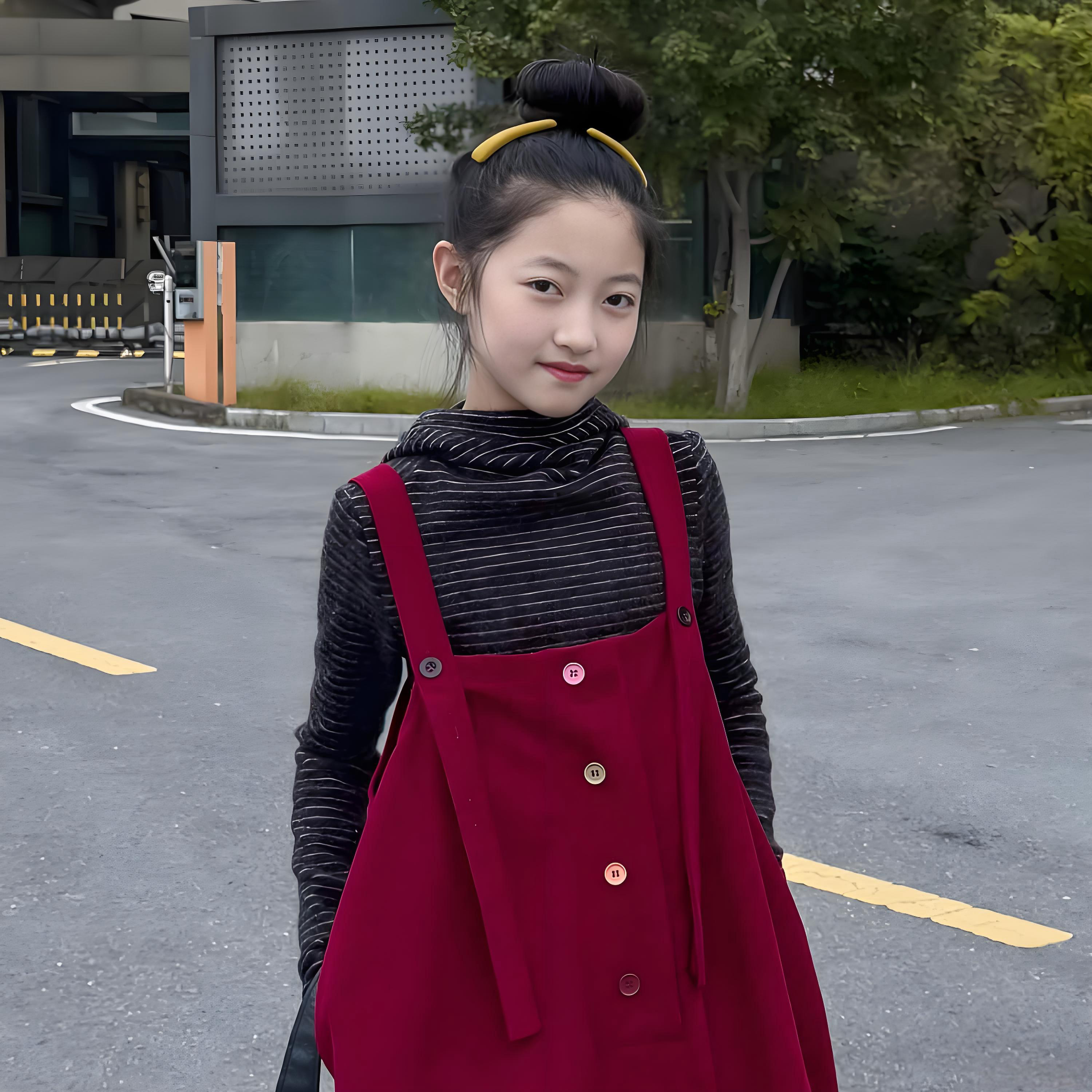 女童毛衣2025新款秋冬季韩版女孩连帽针织打底衫兔毛绒连帽上衣