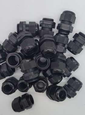 PG16格兰头  黑色葛兰头  电缆接头 紫外线灯管线管接头