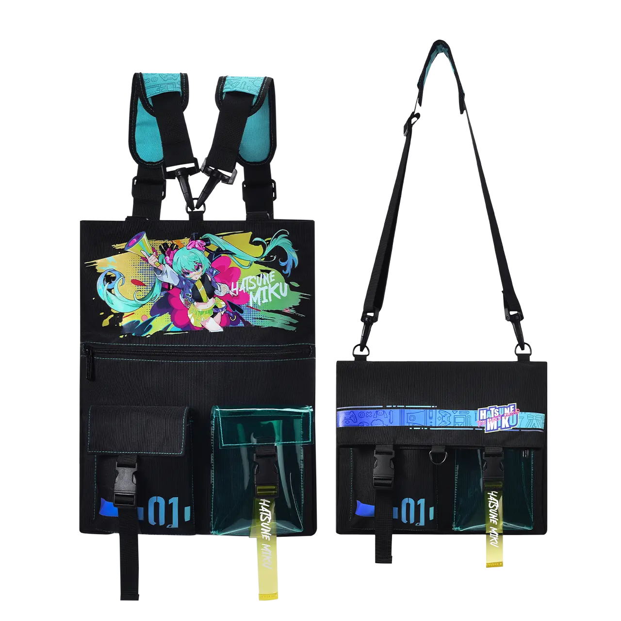 thumbnail for Genuine BEMOE Hatsune Miku Future Companion Multifunctional Bag Backpack Crossbody Bag Miku Anime Peripherals
