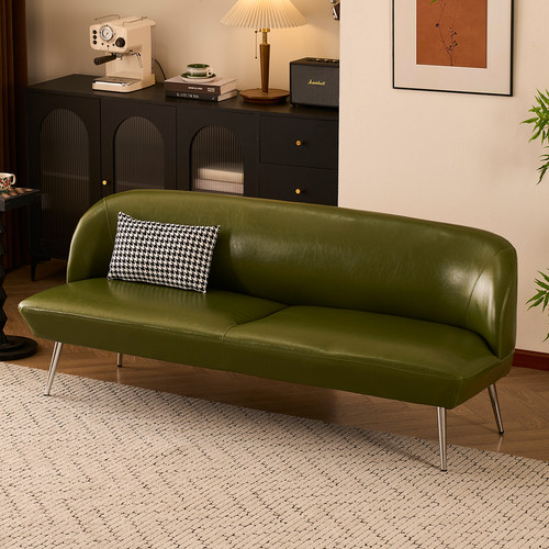 女装服装店铺接待窄版小双人沙发