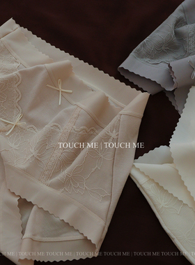 touchme法式温暖磨毛内裤女透气柔软桑蚕丝抑菌裆中高腰包臀3条装