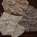 touchme法式 女莫代尔透气桑蚕丝抑菌裆中腰3条 复古螺纹裸肌感内裤