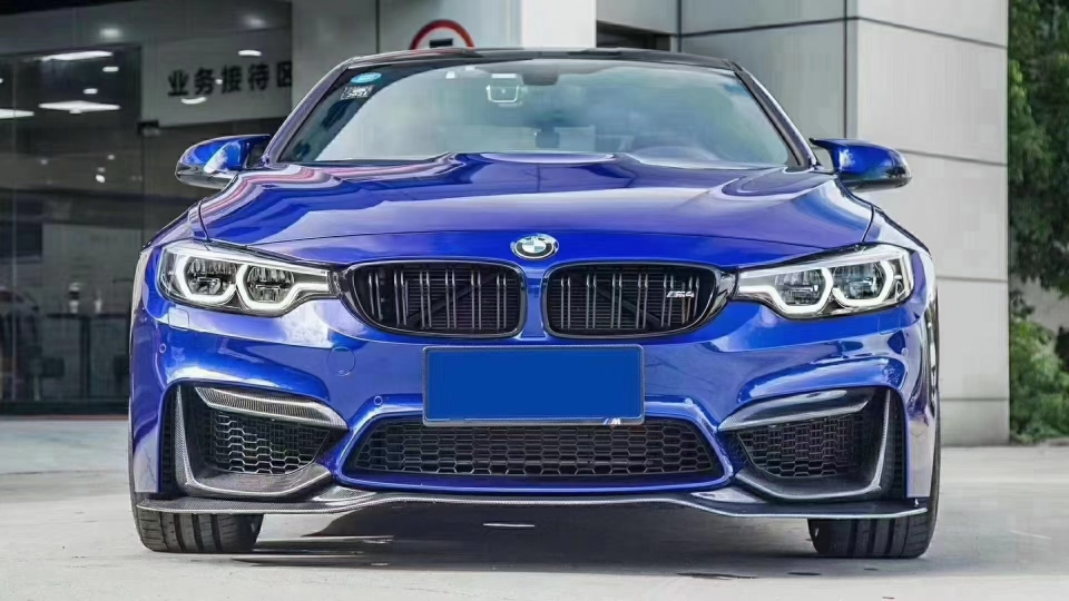 宝马3系改装件碳纤维上风口包角