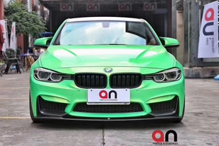 宝马3系F30F35AN M3碳纤维psm哈曼MP款v款cs款带灯包varis款前唇