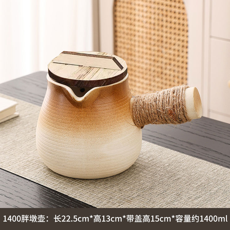 胖墩壶烤奶茶罐围炉煮茶器具全套罐罐奶茶壶茶具网红陶罐2025新款