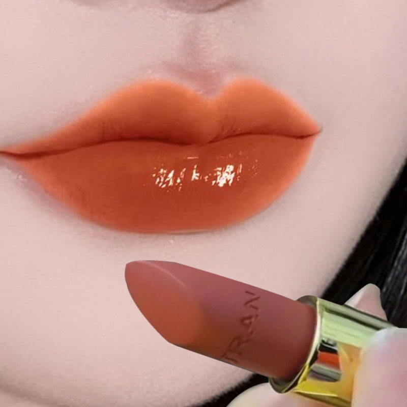 欧特兰镜面水润锁色口红不沾杯不掉色滋润保湿显色显白豆沙红棕女