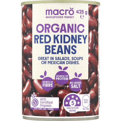 Macro Organic Red Kidney Beans 425g 有机红芸豆 澳洲代购