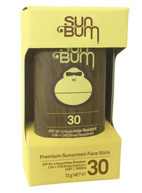 Sun Bum Premium Sunscreen Face Stick SPF 30 13g 防晒澳洲代购