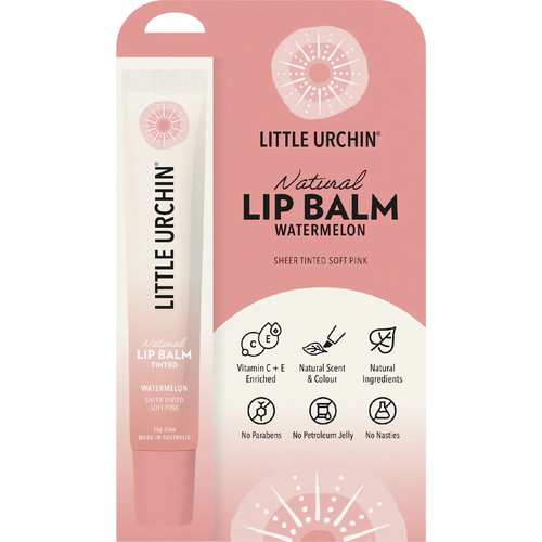 Little Urchin Tinted Lip Balm Watermelon 15g 润唇膏 澳洲代购