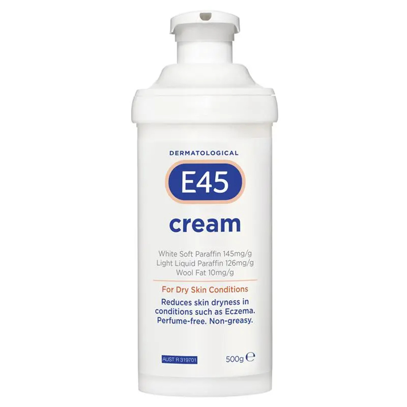 E45 Cream Pump 500g 润肤乳 澳洲代购