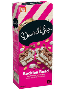 Darrell Lea Rocklea Road Chocolate 290g 棉花糖巧克力澳洲代购