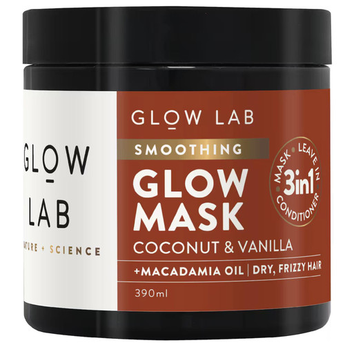 Glow Lab Smoothing Hair Mask Coconut & Vanilla 390mL发膜澳洲