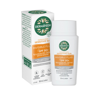 DermaVeen Sensitive Sun Invisible Fluid SPF 50+ 50mL 防晒霜