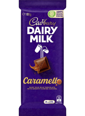 Cadbury Dairy Milk Caramello Chocolate Block 焦糖巧克力 180g