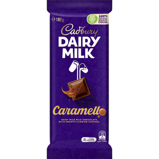 Cadbury Dairy Milk Caramello Chocolate Block 焦糖巧克力 180g