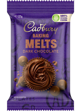 Cadbury Baking Dark Chocolate Melts 吉百利烘焙黑巧克力 225g