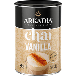 Arkadia Chai Tea Vanilla 240g 香草味速溶咖啡 澳洲代购