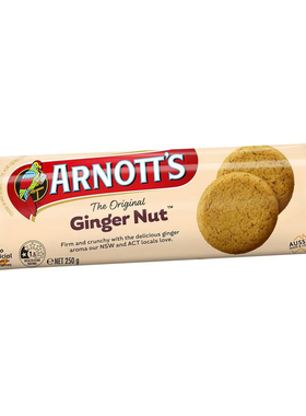 Arnott's Ginger Nut Plain Biscuits 250g 雅乐思生姜坚果味饼干