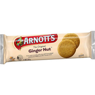 Arnott's Ginger Nut Plain Biscuits 250g 雅乐思生姜坚果味饼干
