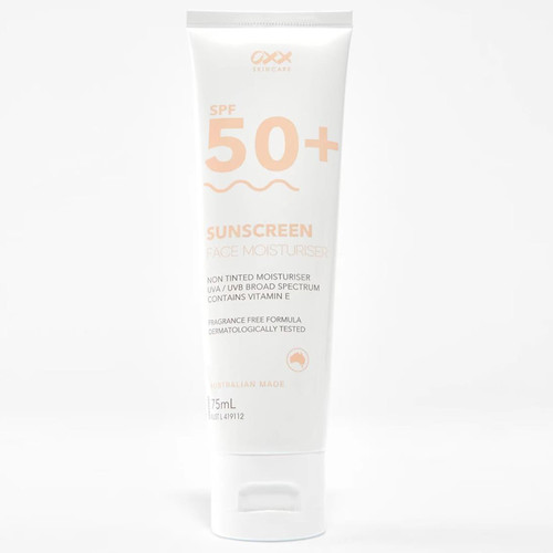 OXX Skincare SPF 50+ Face Moisturiser and Sunscreen 75ml防晒
