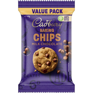 Cadbury Baking Milk Chocolate Chips Value Pack烘焙巧克力410g
