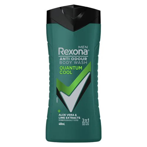 Rexona Men Bodywash Quantum Cool 400ml 沐浴露 澳洲代购