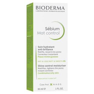 Bioderma Sebium Mat Control Moisturiser for Oily Skin 30ml