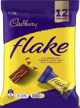 Cadbury Flake Chocolate Sharepack 吉百利巧克力 168g 澳洲代购