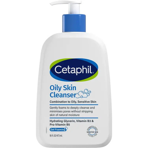 Cetaphil Oily Skin Gel Foaming Cleanser 473ml 洁面乳澳洲代购
