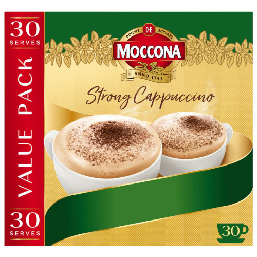 Moccona Coffee Sachets Strong Cappuccino 30 pack速溶咖啡澳洲
