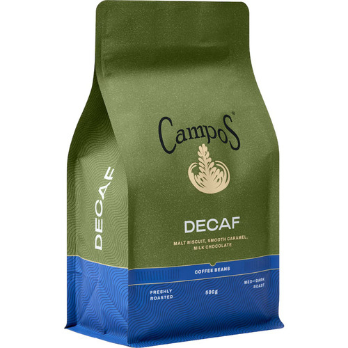 Campos Decaf Coffee Beans 500g 咖啡豆 澳洲代购
